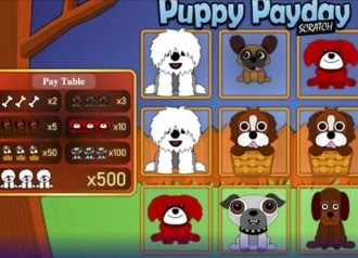 Puppy Payday Scratch