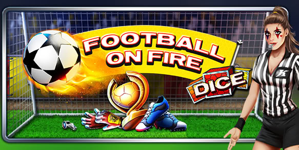 Football on Fire Dice