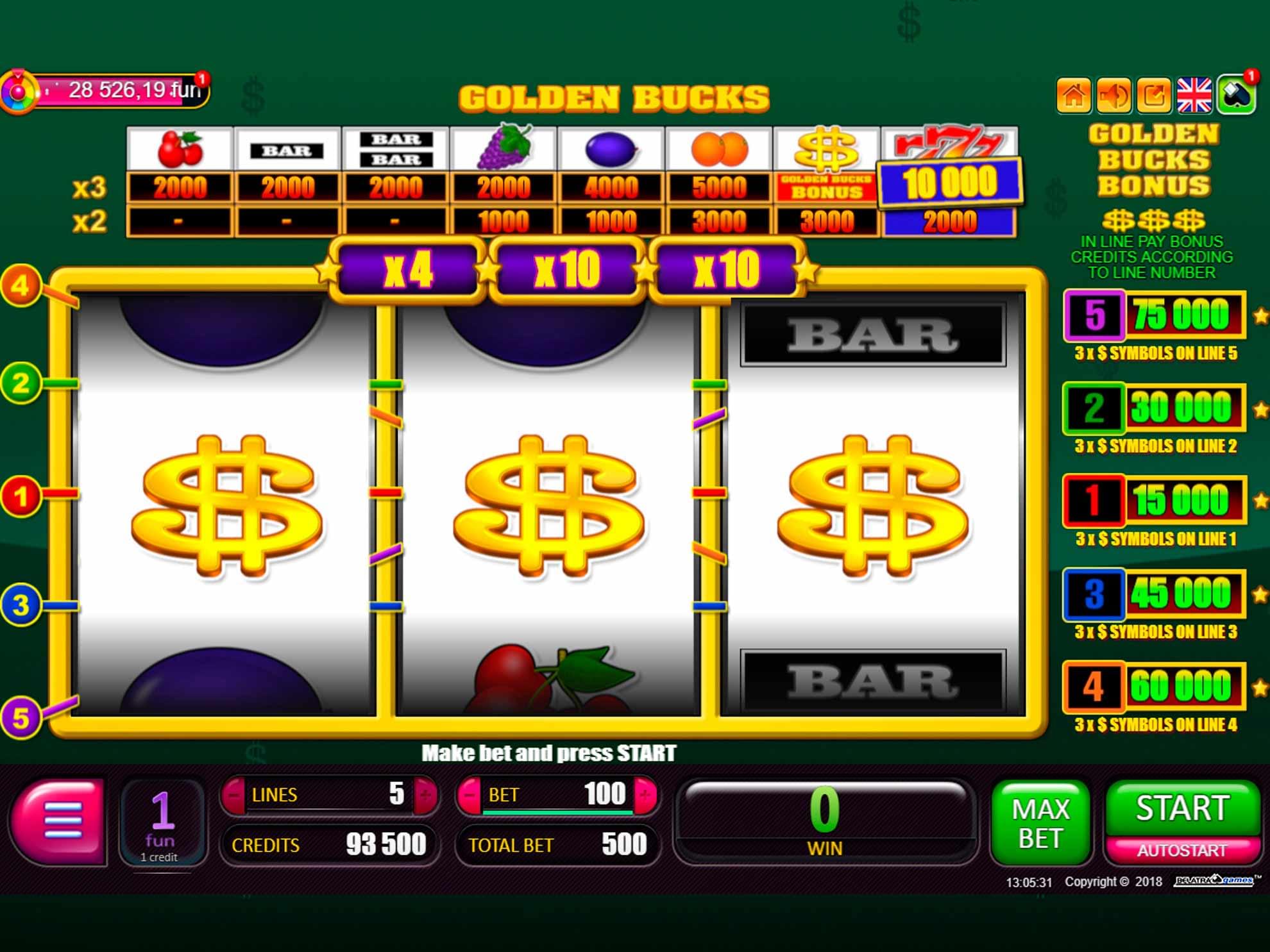 Golden Bucks
