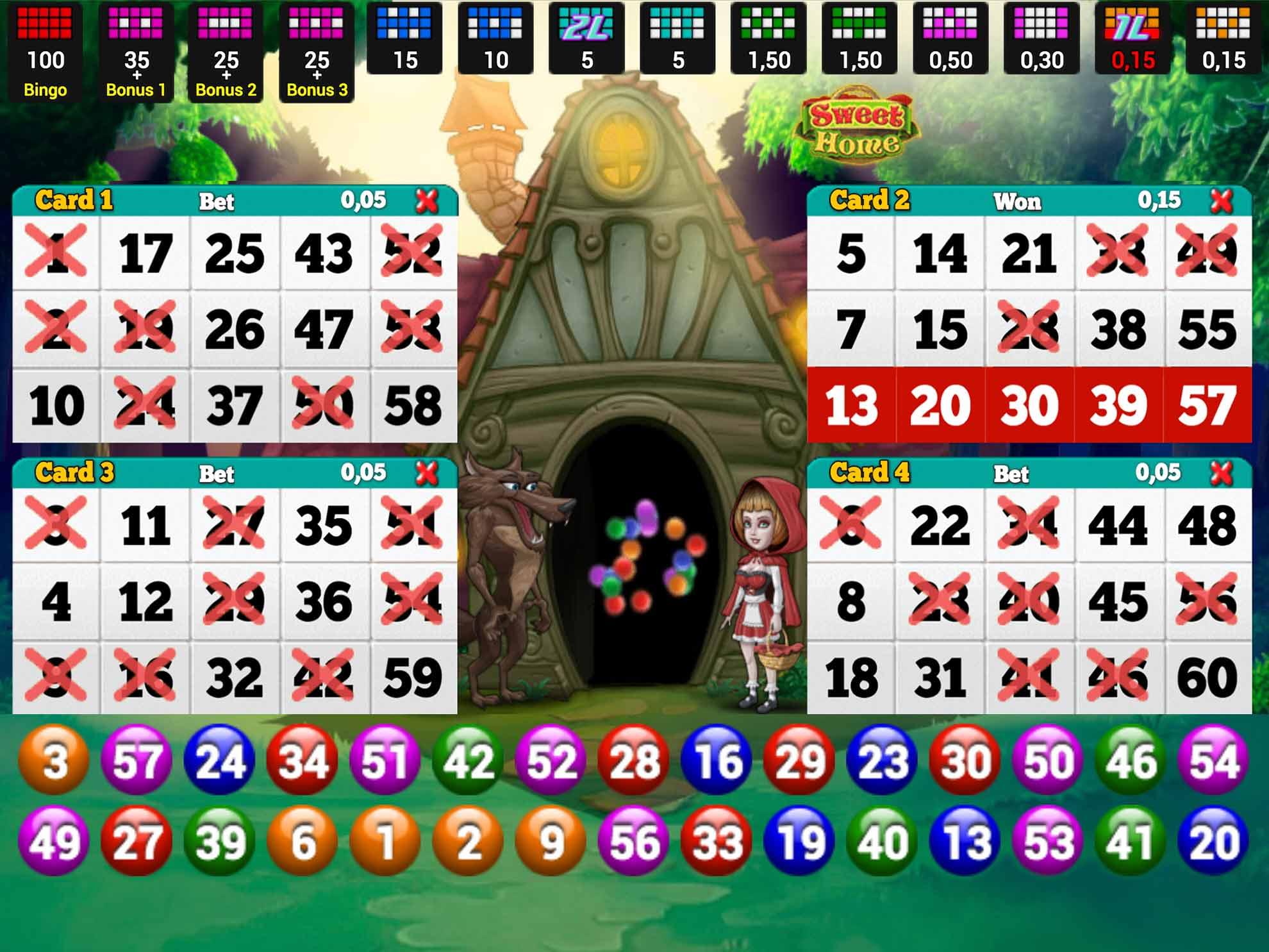 Sweet Home Bingo