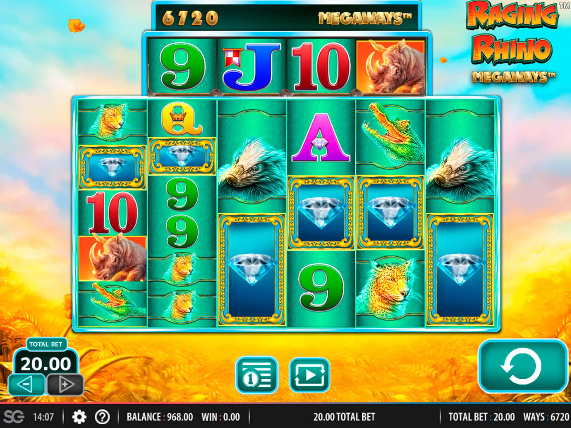Raging Rhino Megaways